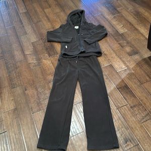 UGG Brown Hooded Sweatsuit